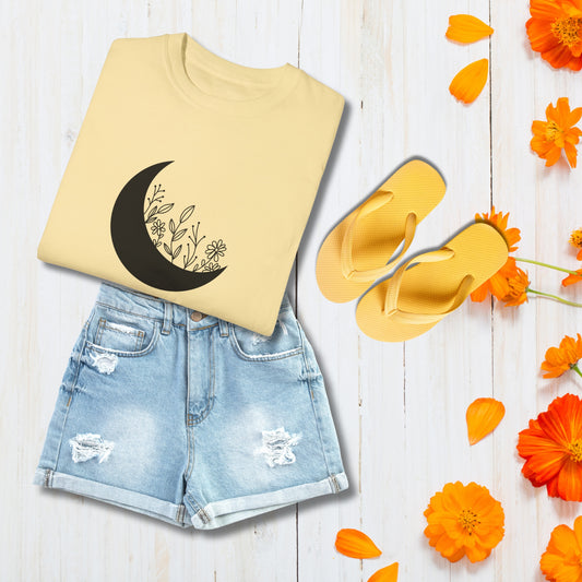 Banana Yellow Boho T-shirt | Oversized Boho T-shirt | Cute T-shirt For Women | Casual T-shirt